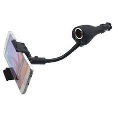 For Galaxy S20/S21/S23/FE Charger Car Mount Holder DC Socket USB 2-Port Cradle