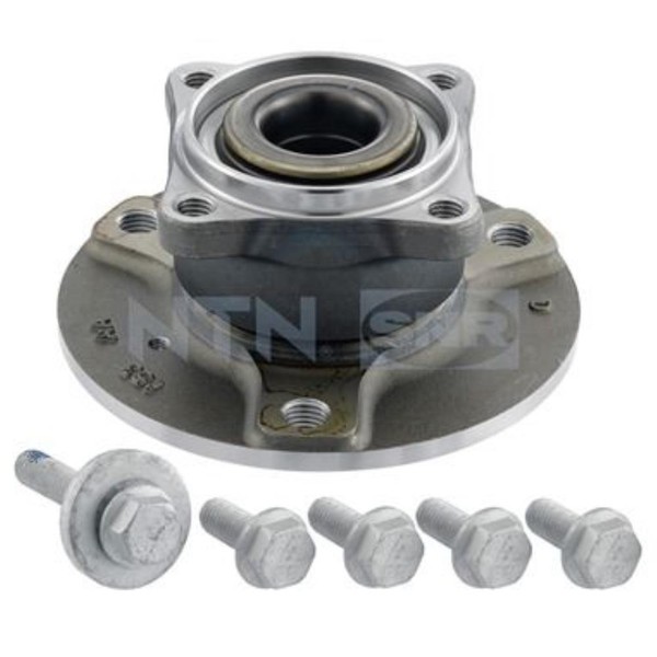 1X SNR Radlager Satz Radlagersatz Hinten Passend FüR Smart Fortwo Cabrio 451-image