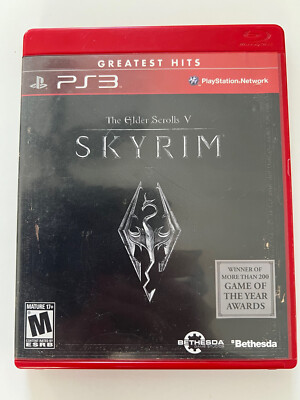 The Elder Scrolls V Skyrim PlayStation 3 PS3 No Map Greatest Hits ...
