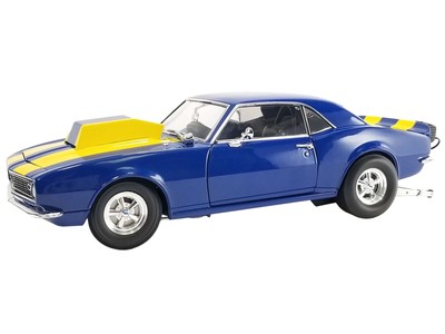1968 CHEVROLET CAMARO Z-28 BLUE DRAG OUTLAWS 1/18 DIECAST MODEL BY ACME A1805731