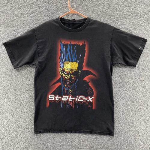 VINTAGE Static X T Shirt Band Tour Concert Graphic 2002 Giant Size S-234XL  CB490 | eBay