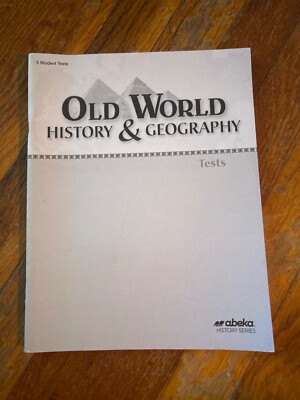 abeka 5th grade history and geography test book