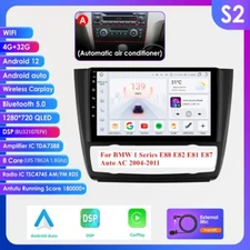 For BMW 1 Series E88 E82 E81 E87 CarPlay Stereo Android 12 GPS WiFi DSP Radio BT