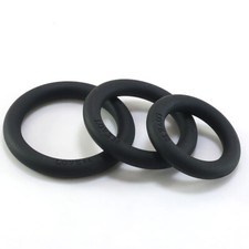 Rubber Cock scrotum ring Stretch Ball Stretcher 3 Size Set