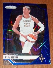 2024 Panini WNBA Prizm Basketball A'Ja Wilson Blue Velocity Card