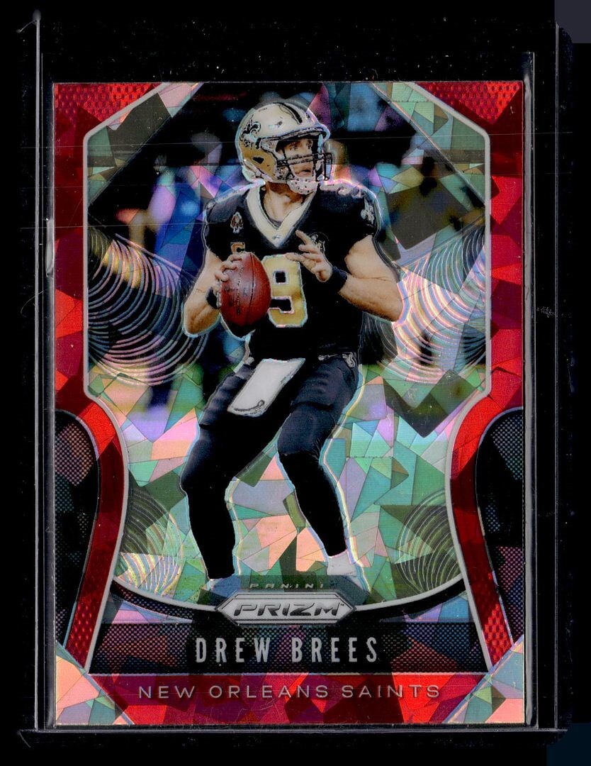2019 PRIZM RED ICE DREW BREES SAINTS