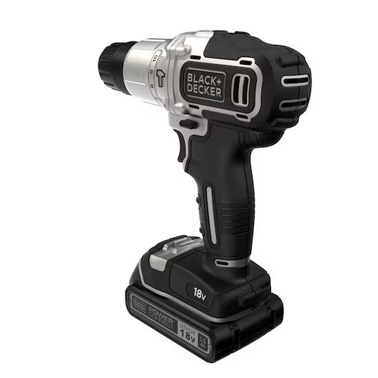 Black and decker cordless hammer drill 18v outlet