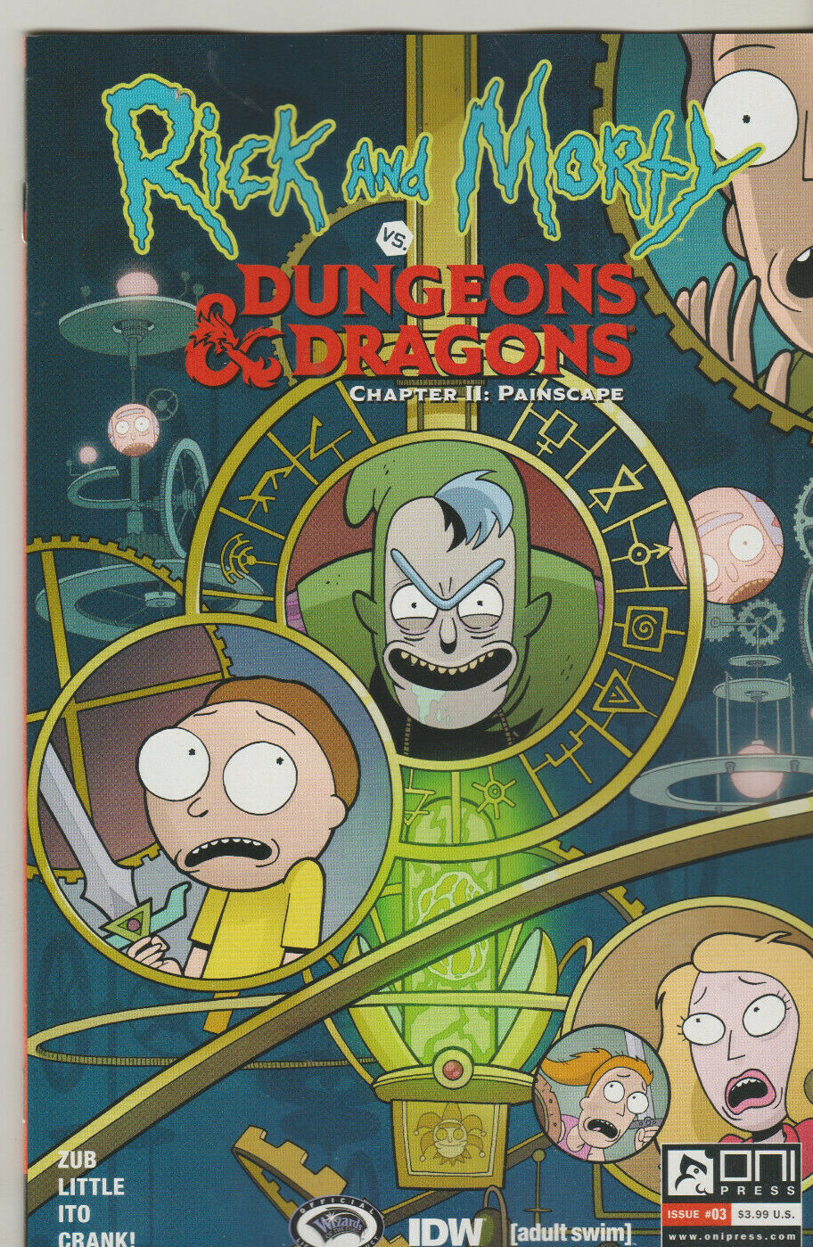 ONI PRESS RICK & MORTY VS DUNGEONS & DRAGONS II #3 NOVEMBER 2019 VARIANT A NM