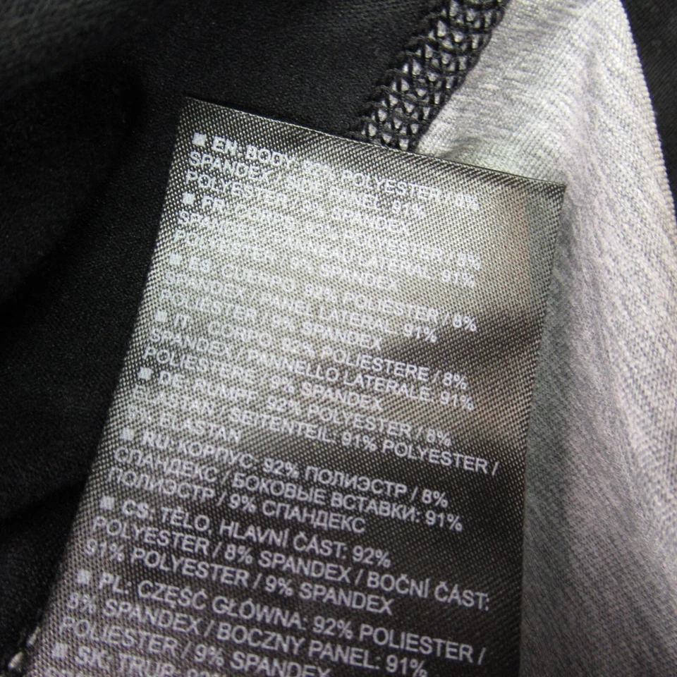 Camisa Burton Para Hombres XL Manga Larga Cuello Redondo Ligera Pullover Negra Elastizada Foto 4 de 4