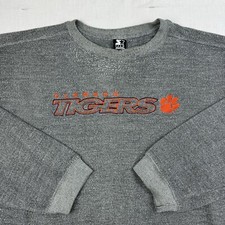 Vintage Clemson Tigers Sweatshirt Adult XL Gray Starter College Sports 90s