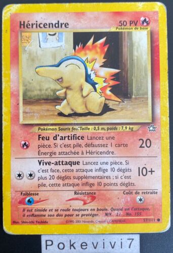 Carte Pokemon HERICENDRE 57/111 Commune NEO GENESIS Wizards FR OCCASION - Picture 1 of 2