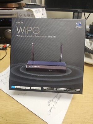 WePresent WiPG-1500 Wireless Interactive Presentation Gateway - BRAND NEW 