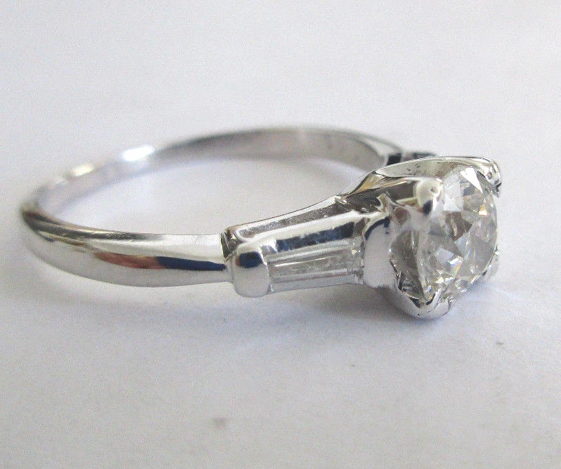 Platinum ring best sale value