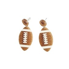 Acrylic Baseball Earrings Cool Punk Football Baseball Basketball Sports E rugby