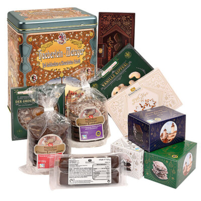 Haeberlein-Metzger Lebkuchen Jugendstil Dose 1625g - Feinste Nürnberger Oblaten