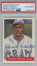 1992 Eclipse-Kraft Negro League Players Association Edsall Walker #11 PSA Auth