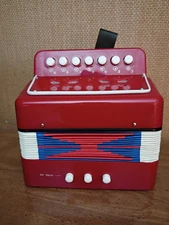 Accordian Musical Instrument Squeezebox 7 Key and Air Valve