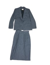 Vintage Pendleton gray skirt suit