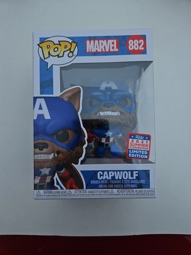 Funko Pop! Vinyl: Marvel - Capwolf - Amazon San Diego Comic Con (Exclusive) #882