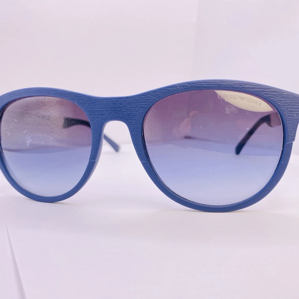 Очки солнцезащитные Emporio Armani EA 4084 5059/8G 56 [] 20 145 матовые синие нержавеющая сталь - Изображение 3 из 4