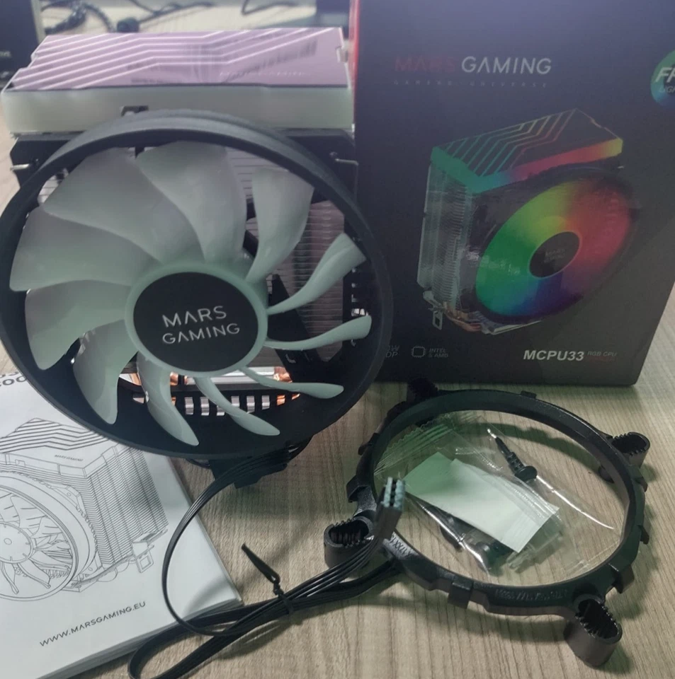 Dissipatore di calore con ventola FRGB MARS GAMING  adatta per  INTEL/AMD - Immagine 3 di 4