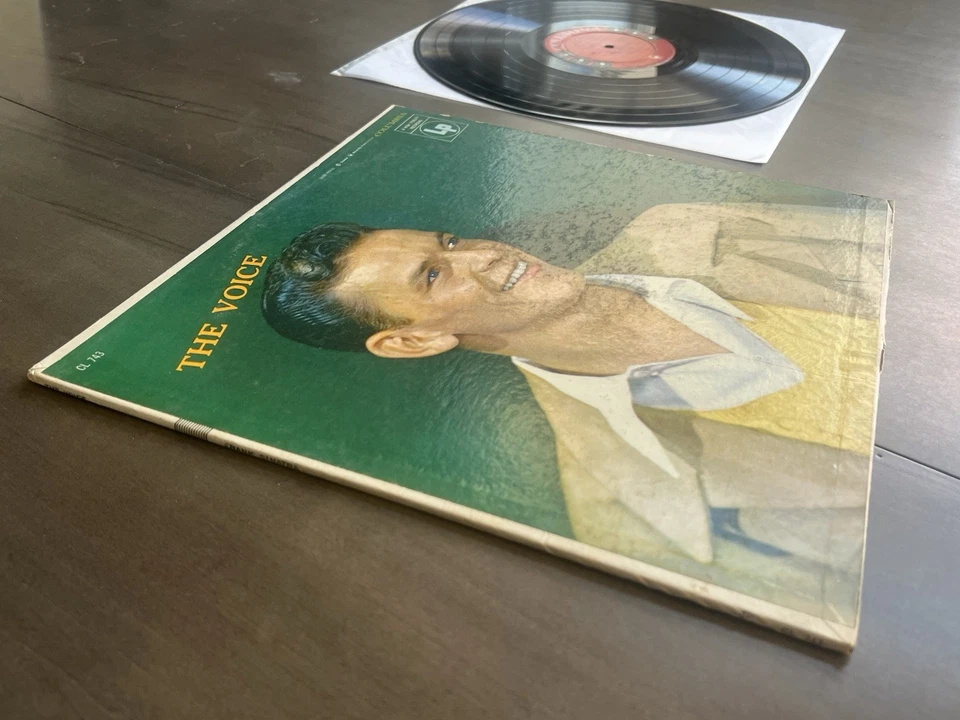 Frank Sinatra The Voice LP CL743 1955 VG/VG Mono Jazz Vocal Columbia 6-Eye Label - Image 3 of 4