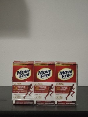 3 Bottles Of Move Free Ultra Triple Action Joint Support 