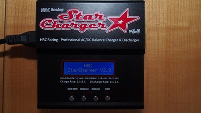 HRC Racing Star Charger V2.0, Multi-Laderät, LiPo, LiFe, NiMH etc., NEUWERTIG