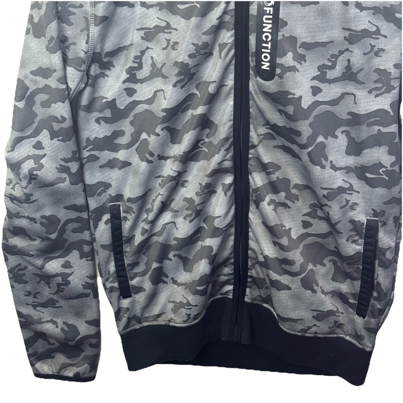Ecko Function Track Jacket Mens Medium Gray Camo … - image 4