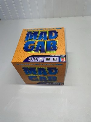 Mad Gab Game Mattel 2005 Complete Box Party Word Card Family Night Humor Adults