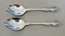 2 Tablespoons Serving Spoons SSS By Oneida Stainless Renoir Pembrooke FREE SHIP