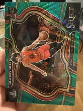 2022 Panini Select Courtside Green Wave Prizm /50 Shaedon Sharpe #292 Rookie RC