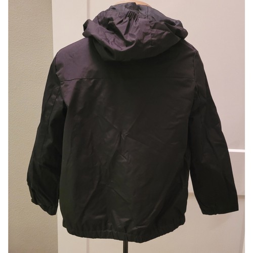Perry Ellis Boys Black Polyurethane Zip Snap Closure Jacket Sz 10/12 - Picture 4 of 6