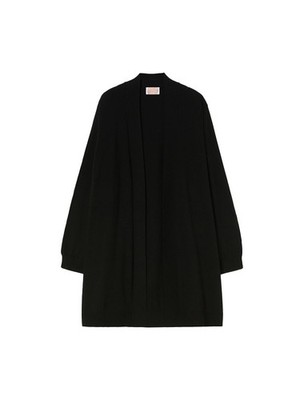 PERSONA By MARINA RINALDI N.O.W. Maxi Cardigan Black SENNA, Without Buttons