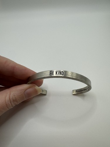 Whitney Howard Designs “Be Kind” Cuff Silver-tone Adjustable