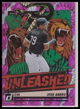 2021 Donruss #UNL10 Jose Abreu Unleashed Pink Fireworks