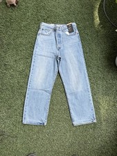 Levi Ribcage Straight Ankle Fit Jeans Size 23W 27L