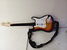 Wii Rock Band 2 Guitar Fender Stratocaster Complete No Dongle But Fully TESTED