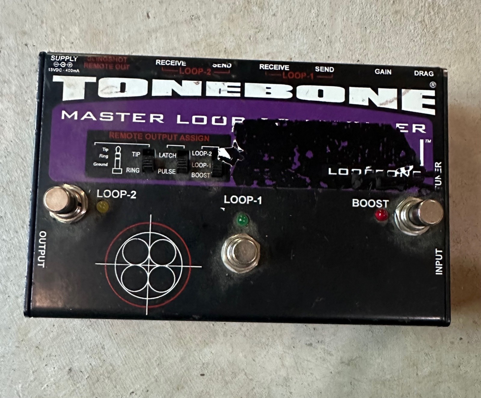Radial Tonebone Master Loop Controller two fx loop switcher