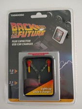 Thinkgeek Back To The Future Flux Capacitor Usb Car Charger Nip
