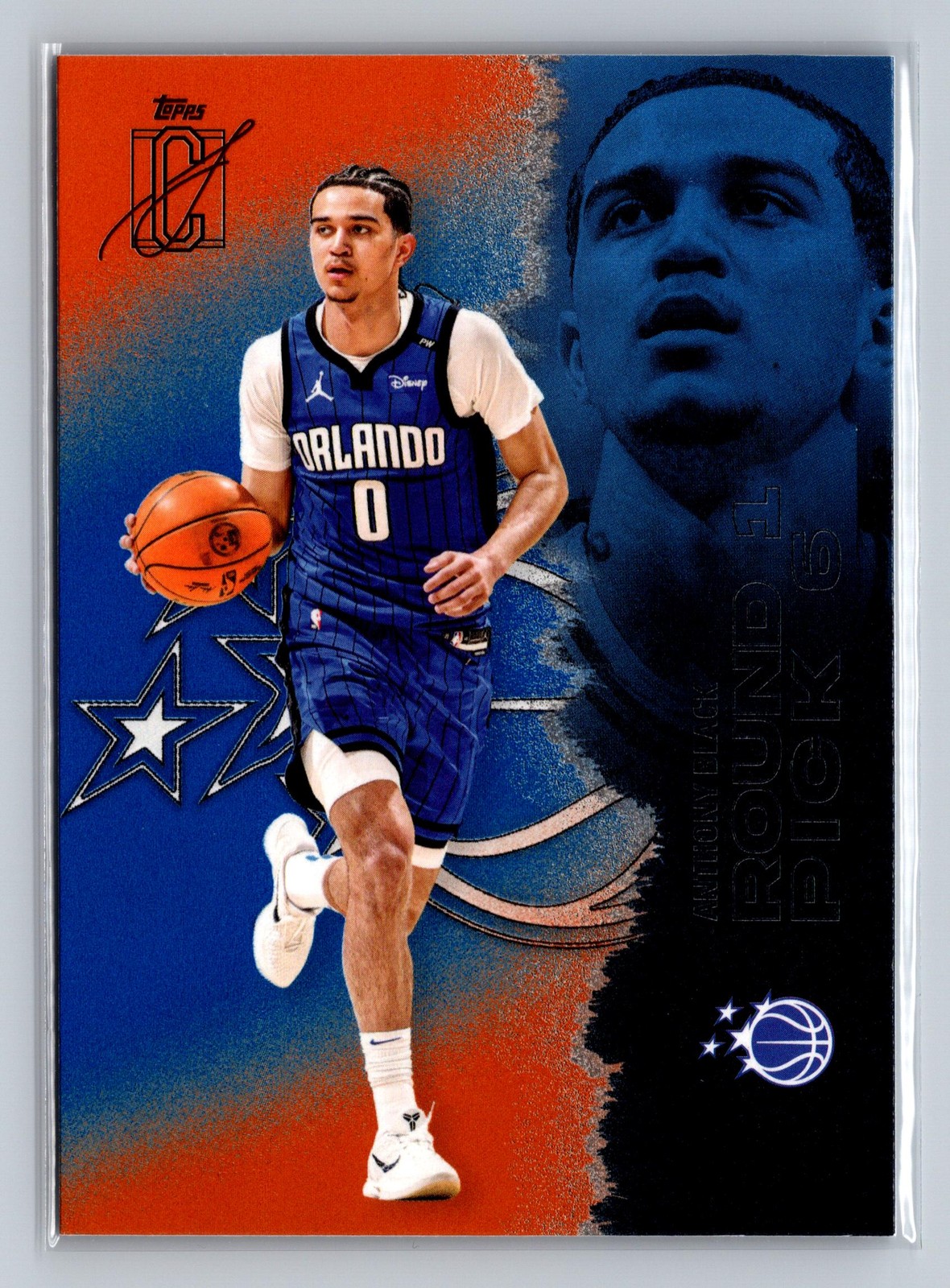 2025-26 Topps Signature Class #32 Cole Anthony Blue & Orange