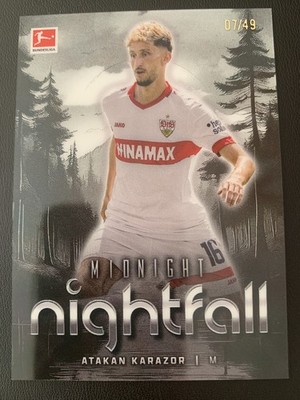 2024-25 Topps Midnight Nightfall Moon Beam Atakan Karazor ed/49 STUTTGART
