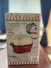 Hamilton Beach Popcorn Popper 24 Cup 73302E Red New NIB