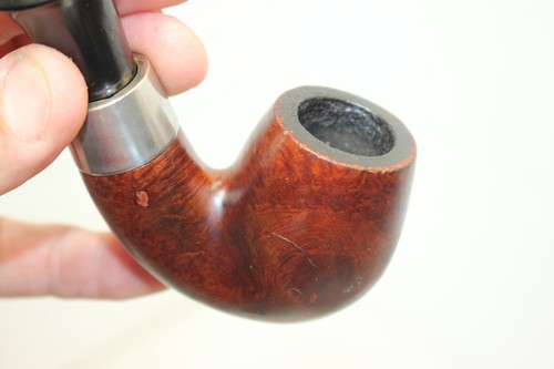 Pipa para fumar tabaco Wellington Jumbo FRENCH Briar Estate vástago doblado ¡guc! RARO! - Imagen 10 de 23