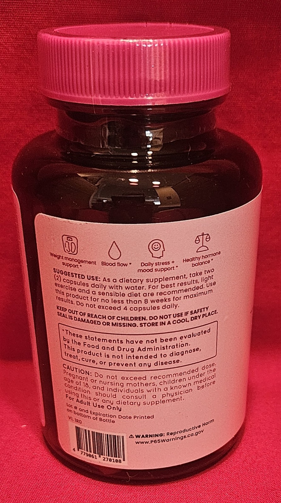 Hormify Hormone Balance Supplement Natural Support. 30 Day Supply. 60 Capsules. thumbnail 4