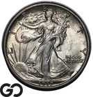 1917 Walking Liberty Half Dollar, Scarce This Nice, Gem BU++ Semi-Better Date!