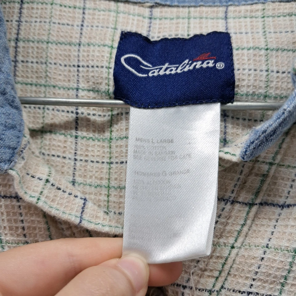 Camisa Catalina Hombre Abotonada Blanca Grande Foto 4 de 4