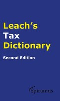 Robert Leach | Leach's Tax Dictionary | Taschenbuch | Englisch (2026)