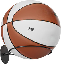 Basketball Holder Wall Mount - Football Wall Mount for Display, Basketball Stora