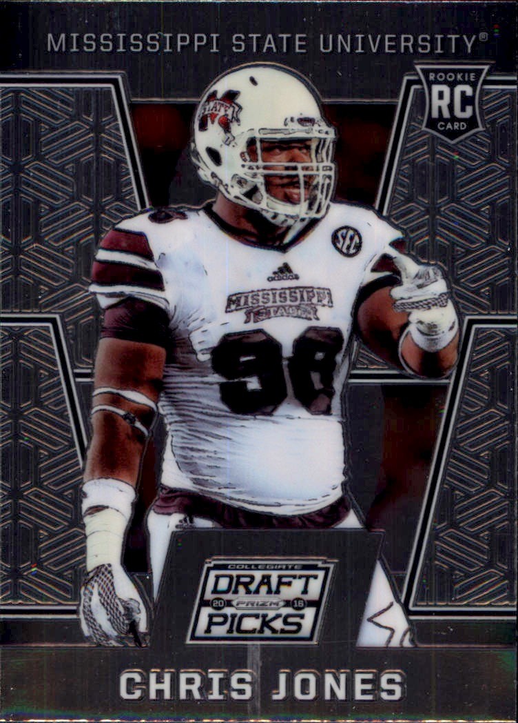 Chris Jones Panini Prizm Collegiate Draft Picks #237 Base